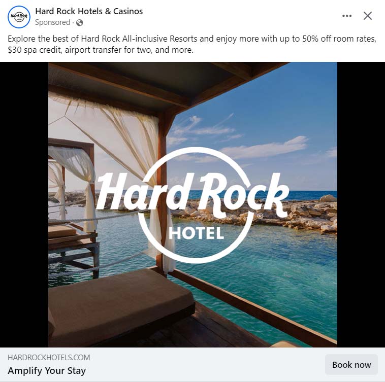 casino social media facebook and instagram ads